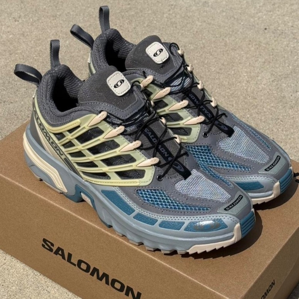 Salomon ACS PRO ADVANCE In Pewter Aegean Blue - Picture 4 of 9